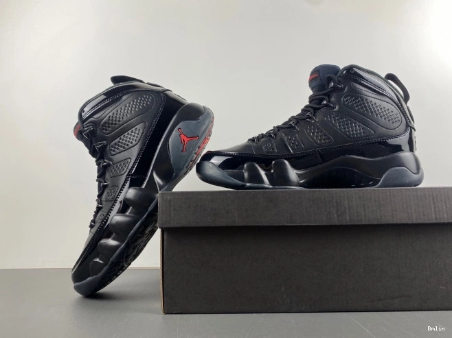 Bmlin Jordan Air Bred 9 302370-014 Retro Patent 0814